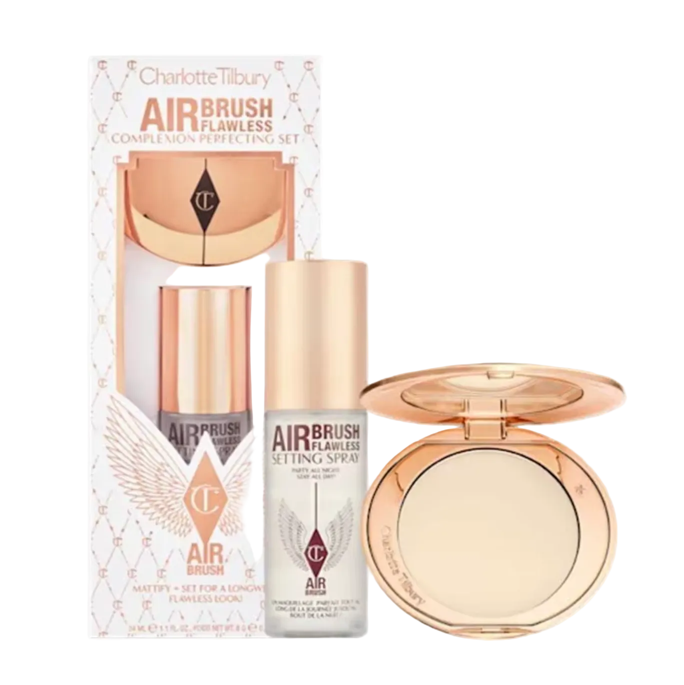 CT Powder & Setting Spray Makeup Set